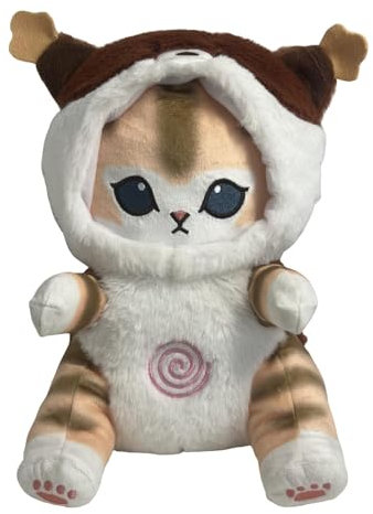 Weicher Katzenplüsch, Süßes Stofftierspielzeug, Atmender Schlafpartner, Kuschelige Plüschpuppe Mit Atemfunktion 11,81 X 9,45 X 6,3 Zoll Für Outdoor-Aktivitäten Oder Entspannung Zu Hause (1 Stück)