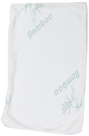 Cabilock Federe Copricuscini per in Cuscino Fibra Cervicale Traspirante 62x44cm Igroscopica, in Memory Foam Dimensioni Collo Adulti