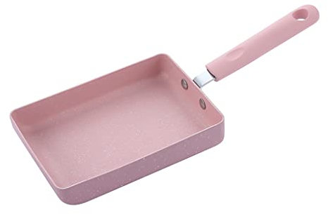 ZATTYDV Rectangle Tamagoyaki Japanese Omelette Pan Nonstick Frying Pan Silicone Spatula Kitchen Saucepan