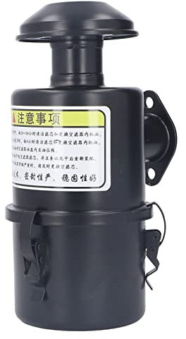 Conjunto de filtro de aire, filtro de aire de generador de aleación de aluminio, resistir el montaje del filtro de aire del motor de desgaste, filtro de aire enfriado por aire de