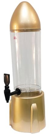 FytStycale Dispensador de cerveza 3L modelo comercial Torre extraíble para exteriores, Oro, Individual