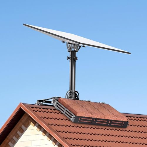 Staffa Star link Gen 3, regolabile con inclinazione di 160° e larghezza della piastra quadrata, kit di montaggio satellitare per Star link Internet, compatibile con l'antenna standard Gen3 (V3)