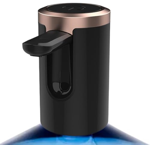 Portable Electric Water Dispenser Pump - Automatic USB Water Tap, Rechargeable Design for Home, Kitchen, Camping, Travel - Compact 6.6x6.6x10.7 cm, Durable and Convenient
