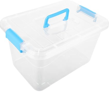SUPVOX Portable Small Sand Box with Lid Handheld Storage Box for Plastic Sandbox for Indoor Outdoor Activities Versatile Sand Tray for Creative Play