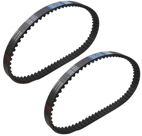Motorbike Drive Belts 2PCS, Rubber Timing Belt for Surron 560-8M Motorcycle E-Bike Electric Dirt Bike, Premium Replacement Transmission Drive Belt Motorcycle Motorbike Accessories Black for Surron