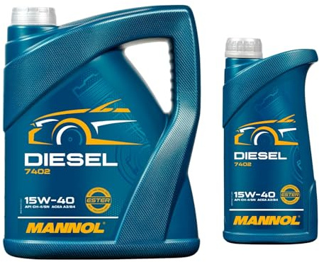 6 Liter Original MANNOL Motoröl SAE 15W-40 DIESEL Engine Oil Öl