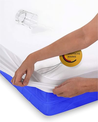 TEXMAXX® Matratzenschoner 120 x 200 cm - atmungsaktiv/wasserdichte Matratzenauflage/Inkontinenz Bettunterlage/waschbare Matratzenunterlage/Bettunterlage wasserdicht