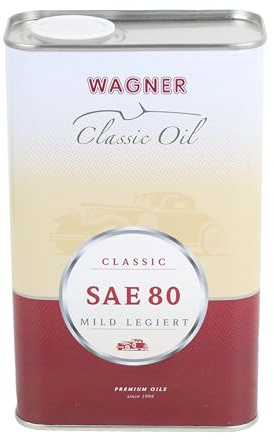 Getriebeöl Classic Oil Wagner SAE 80 Oldtimer Mild Legiert 1L dickes Öl speziell für Oldtimer Motorrad Simson