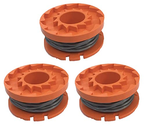 Donkivvy 3 Pcs Strimmer Spool & Line for Qualcast CGT36LA1 CGT18LA1 CGT183A Grass Trimmers