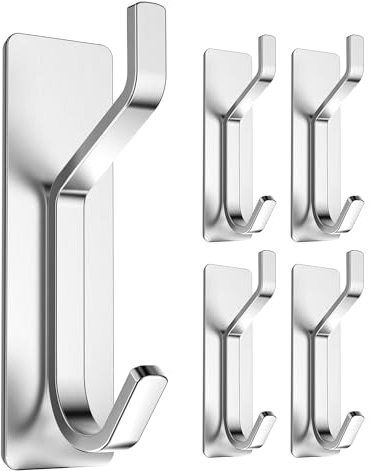 Rosilla Vorteilspacks Robuste Haken Selbstklebend, ohne Bohren und Schnelle Installation. Wandhaken Selbstklebend für Handtücher, Mäntel und Mehr