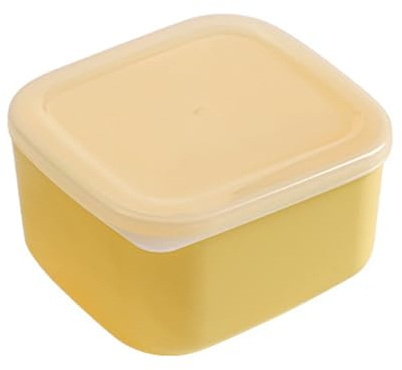 TOPINCN Cheese Holder, Airtight Sliced Cheese Container with Lid, Plastic Refrigerator Storage Box for Cheese Vegetables Fruits, Cheese Storage Box for Fridge (S)