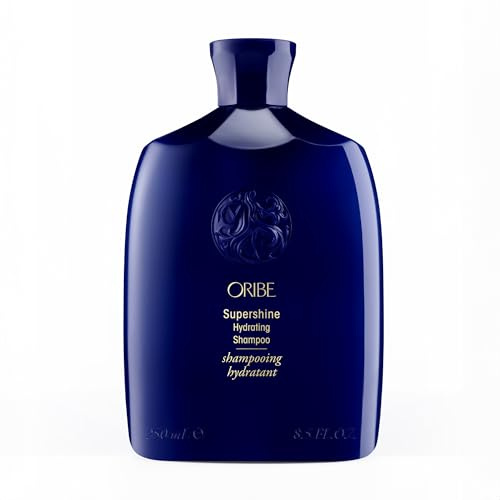 Oribe Supershine Hydrating Shampoo - Hydrates, Moisturizes & Nourishes Dry Hair - Adds Shine & Softens Strands - Smooths Frizz & Flyaways - For All Hair Types - 8.5 oz