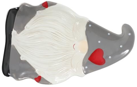 BUGUUYO Keramik Weihnachtsmann Teller Lebensmittelbehälter Weihnachtsgericht Servierteller Für Restaurant Und Zuhause