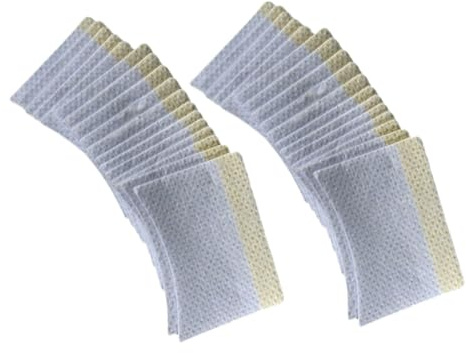 HAPINARY Wimpern Augenpads zur Wimpernverlängerung Augenklappen für Erwachsene 40 Stück Weißes Vlies Sanft und Reizarm für Einfache Entfernung