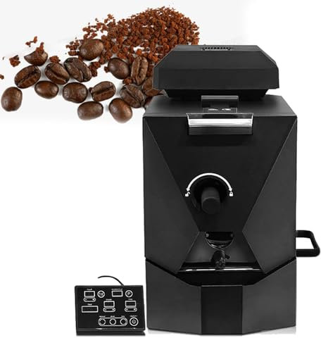 YXFAZPP Electric Coffee Bean Roaster Machine, Automatic Coffee Roaster Machine with 3 Roasting Programs, 9 Baking Curves and Smoke Filter, for Cafe Shop Restaurant Home
