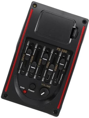 Tonabnehmer Akustikgitarren 5-Band-Klangregelung EQ Equalizer Tuner Akustikgitarre EQ Preamp Pickup