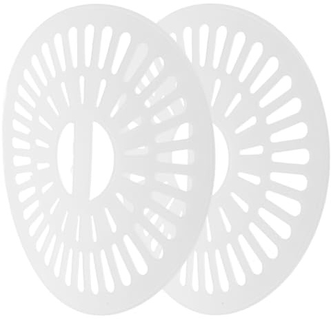 Lurrose Lot De 2 Couvercles De Remplacement Pour Essoreuse De Machine À Laver Capuchon Rond Pour Séchoir Disque De Maintien Du Linge Pièces De Rechange 24.00 X 24.00 X 0.20 Cm