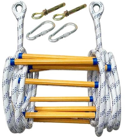 Échelle Corde pour Bateau, Échelle d'Accès Maritime, Équipement Sécurité Grande Capacité pour Ponton Bateau Utilisateurs