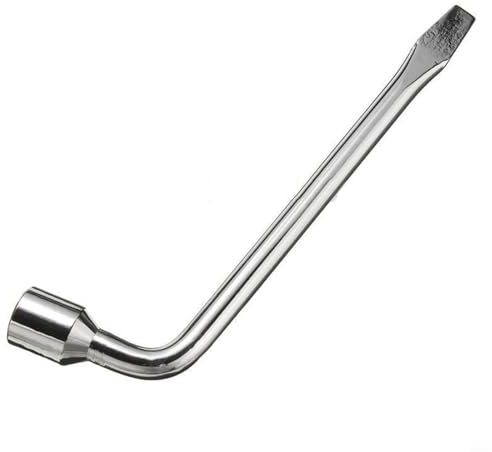 GANCEI Llave de tuerca de rueda, llave de rueda de coche de 17/19/21 mm con mango extensible de alto par para reparación de neumáticos, (21 mm)