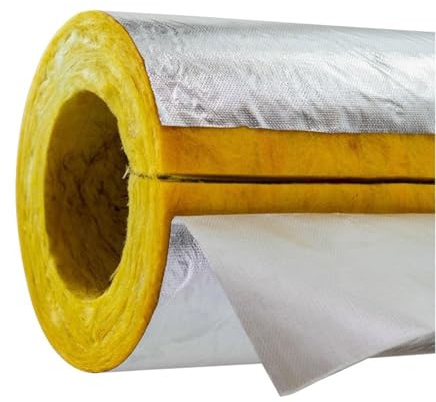 Tubería aislada con lana de vidrio, tubería aislada autosellante, aislamiento ignífugo for tuberías de vapors, material de aislamiento térmico (1 metro de longitud)(89mm,30MM)