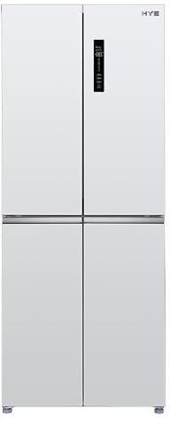 HYE 4 Door American Fridge Freezer - 394L, Frost Free, White