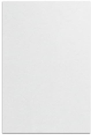 Bindekarton/Deckblatt/Rückblatt, weiß 240 g/m² DIN A4, 100 Stück in Lederstruktur - Einbanddeckel für Bindungen, Umschlagmaterial