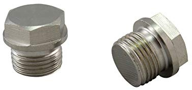 2x Verschlussschraube M18x1,5 Lambdasonde Edelstahl Blindstopfen Blindschraube