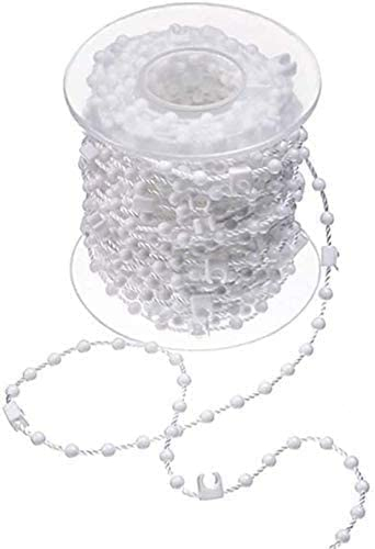 Vertical Blind Bottom Chain for 3.5 Inch/ 89 mm Slats 20 Meter 200 clips