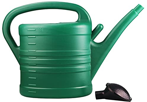 Thaoxl Pot d'arrosage de Plantes 10L,arrosoir de Jardin épaississant de Grande capacité,pour Les Fruits de légumes extérieurs de Maison et Les Fleurs de Grandes Plantes (Color : Green, Size : 10L)