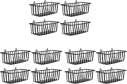 liovitor 12PCS Regal für Design Metall Wandgitter, Regal Design Gitter Foto Wand Verwendet für Gitter Foto Wand Drahtkorb