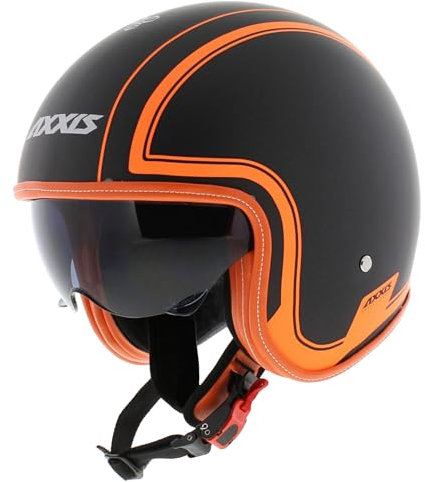 Axxis Hornet SV Helm Royal A4 matt black fluor orange (M)