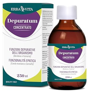 ERBA VITA Depuratum Concentrato integratore alimentare per una depurazione totale - 250 ml