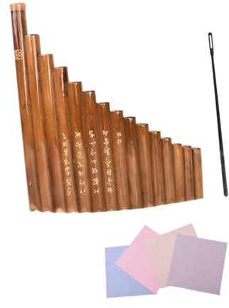 TOYANDONA Reihenflöte Aus Holz Tragbare Anfänger-panflöte Für Musikliebhaber Blasinstrument Mit Genauen Tonlöchern