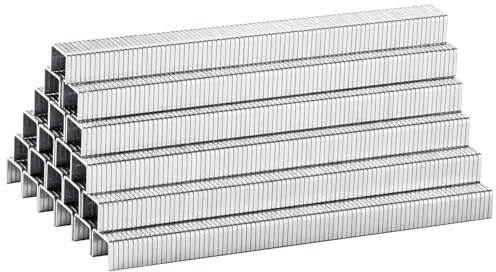 meite Agrafes 140/8 mm, Galvanisées Agrafes Type G T50-5 000 pièces, Couronne 10,5 mm, Heavy Duty Agrafes pour Agrafeuse G 140, Idéales pour Bricolage, Bois et Tissus