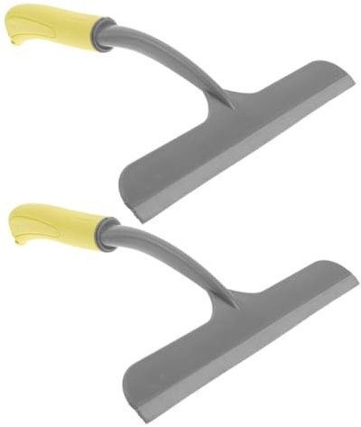 MAGICLULU 2pcs Rv Shower Glass Squeegee for Car Rear Mirror Wiper Durable PP Tpr Handheld Window Wiper Efficient Water Removal Tool for Bathroom Windshield Tile and Door Cleaning