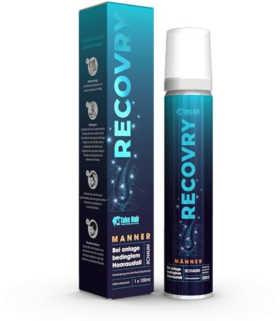 RECOVRY Haarwuchsmittel Männer mit Redensyl & Procapil - 100ml (2 Monate) Hair Loss Treatment gegen Haarausfall Mann, Geheimratsecken & DHT Blocker Haarausfall - kombinierbar mit Minoxidil