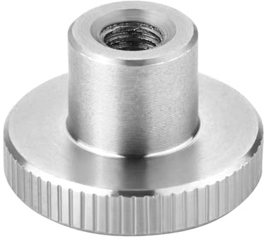10x SOTOOLS Rändelmutter M6 Edelstahl SS304 hoch Edelstahl V2A, DIN 466 hohe Form. Ø 24 mm, Höhe 15 mm Rändelschraube für Maschinenbau und vieles mehr