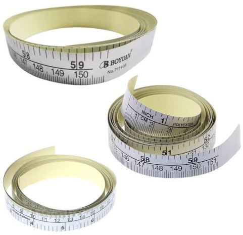 LUJIAXI Ruler 151cm Adhesive Metric Measure Tape Ruler For Sewing Machine Sticker