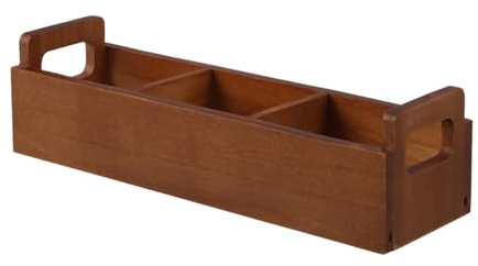 ZUNOXAZ Caja Para Guardar Bolsitas De Té Soporte Para Bolsitas De Azúcar Contenedor Para Paquetes De Azúcar Bandeja Para Servir Dividida Organizador De