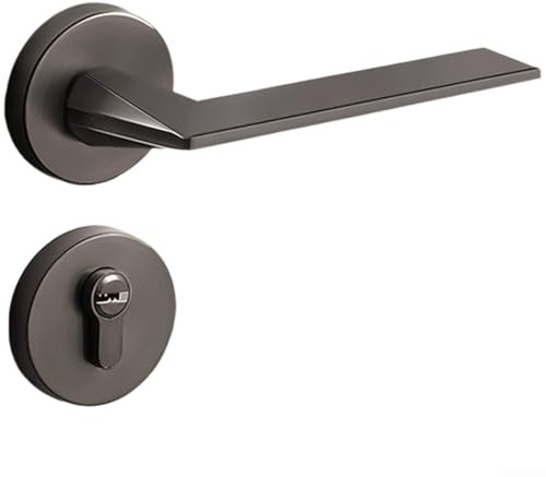 CYRENT Serratura magnetica silenziosa per porte interne in legno costruite in lega di zinco con ritrazione automatica e resistenza (H)