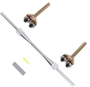 YIXANNX Equilibratrice per ruote di motociclette in lega di alluminio, robusta ed efficiente, per ruote motociclette e biciclette, strumento portatile per l'equilibratura dei pneumatici