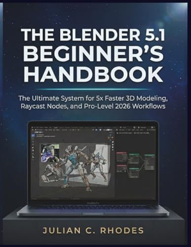 THE BLENDER 5.1 BEGINNER’S HANDBOOK: The Ultimate System for 5x Faster 3D Modeling, Raycast Nodes, and Pro-Level 2026 Workflows