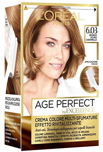 L'Oréal Paris Excellence Age Perfect Coloration, 6.03 Strahlendes Hellbraun 3er