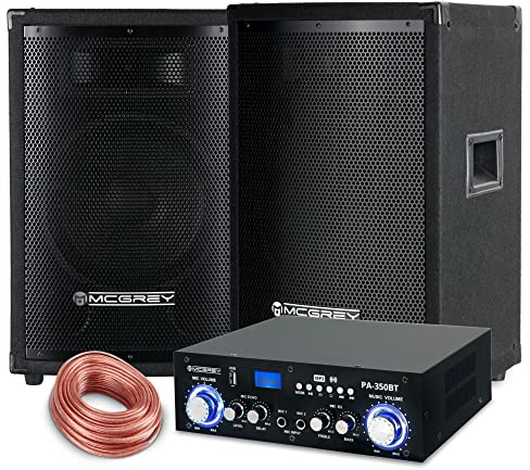 McGrey PA Set Completo PowerDJ-1500 800W