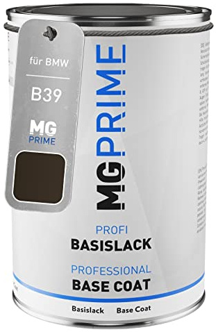 MG PRIME Autolack Dose für BMW B39 Mineralgrau Metallic 1,0L | Mineral Grey Metallic, Basislack, Literware, spritzfertig