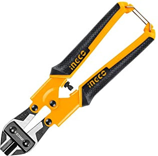 Ingco Hmbc0808 Mini Tagliabulloni 20 Cm Tronchese Cesoia Taglia Bulloni Con Blocco Di Sicurezza