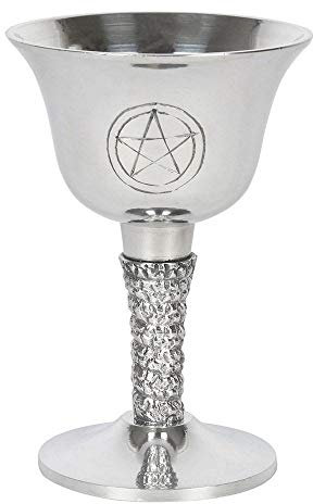 Something Different GW_71838 Cáliz | Pentagrama | Metal plateado | 1pc. 120g