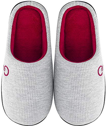 Mishansha Unisex Winter Warm Memory Foam Hausschuhe für Indoor & Outdoor,Gr.36-47