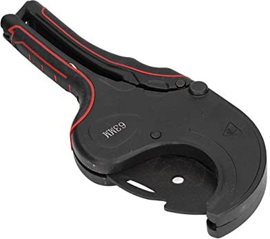 Tijeras para Tubos, Potente Cortador de Tubos de PVC con Mango Antideslizante, Corte Rápido para Polietileno (0-63)