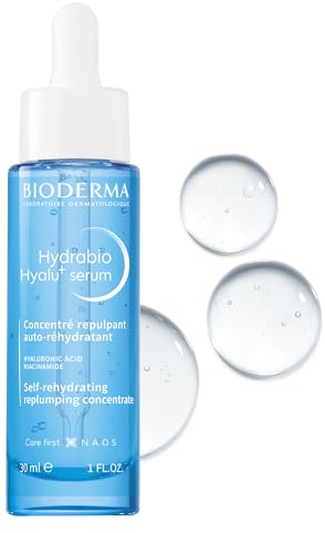 BIODERMA Hydrabio Hyalu+ selbstbefeuchtendes und aufpolsterndes Serum - reduziert die sichtbaren Zeichen der Hautalterung - alle Hauttypen - Flasche 30 ml